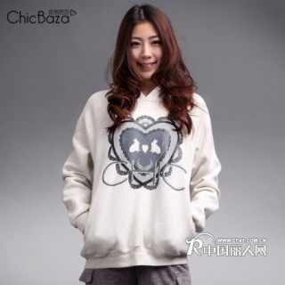 欧秀芭莎时尚卡通休闲卫衣