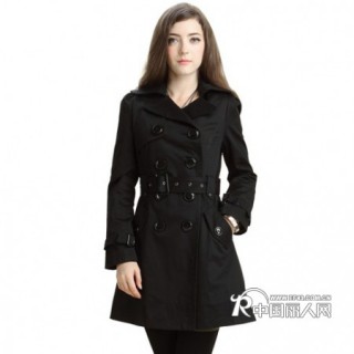 【欧秀芭莎】秋装新款 风衣 2011 秋 新 欧美纯棉长款外套13G043