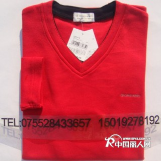 深圳佐丹奴纯棉T恤批发