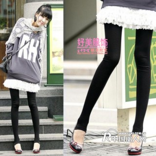 纯色打底裤批发，糖果色修身铅笔裤批发