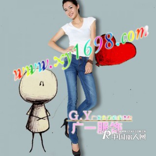 秋冬季新款女装牛仔裤批发货源广东秋冬季韩版女装牛仔裤批发厂家