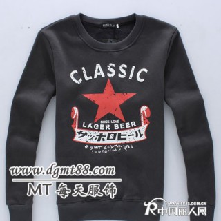 冬装男士卫衣批发圆领男装卫衣批发加绒加厚男装卫衣批发