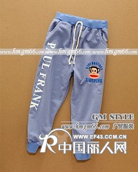 加厚童装棉裤批发便宜童裤批发流行时尚童装卫裤批发韩版童裤批发