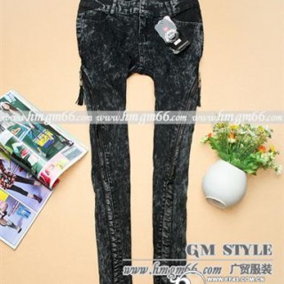 发超低价时尚女士牛仔裤批发韩版牛仔长裤批发韩版女装靴裤批发女