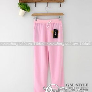 休闲女装裤子批发韩版休闲女裤批发潮流女裤批发女装纯棉裤子批发