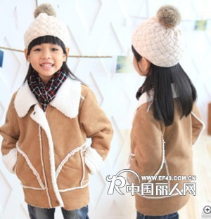 全国最便宜皮绒外套批发儿童时尚库存低价皮绒外套批发沙河女童装