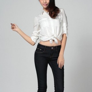 韩版休闲秋冬装加绒加厚牛仔裤批发女士牛仔裤批发