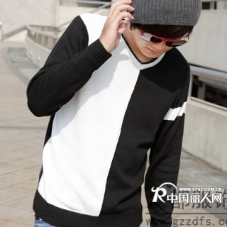 高品质羊毛织开衫大毛衣广东广州库存最便宜男式羊毛衫批发