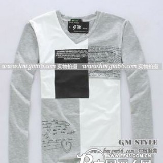 秋冬男装小衫批发长袖男装T恤批发秋冬装批发便宜冬装批发