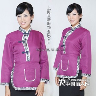 上海酒店服装 酒店服务员服装订做上海工作服定做