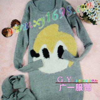 女装针织毛衫批发厂家冬季新款潮流女装针织毛衫批发后院