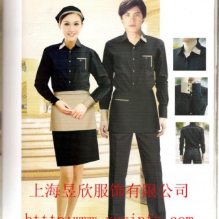 上海酒店服务员服装价格 服务员服装订做 订做酒店服装