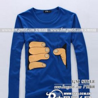 男装上衣批发韩版男长袖批发修身男装长袖T恤批发新款男装T恤