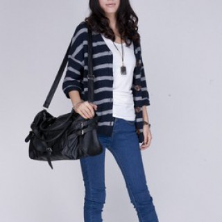 韩版时尚简单女装服饰批发网初秋薄款针织衫批发深秋外套批发