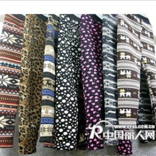 韩版加绒加厚打底裤靴裤批发/女大童百搭长裤批发/新款打底童裤