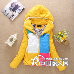 2012韩版新款冬装棉服女 中长款棉衣棉袄外套 超大毛领大衣