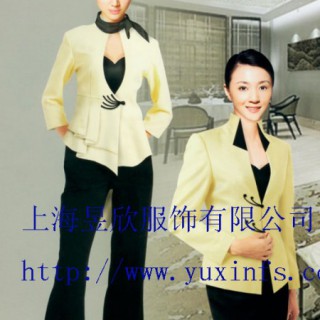 上海定做餐饮工作服上海定做酒店服装 酒店服务员服装订做
