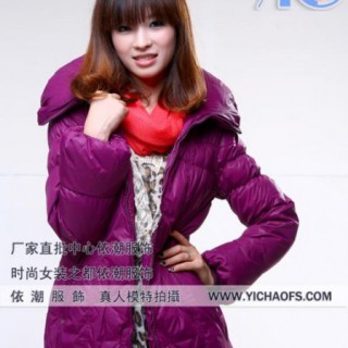 羽绒棉衣广州批发市场女装批发糖果色靓女装羽绒服棉衣批发