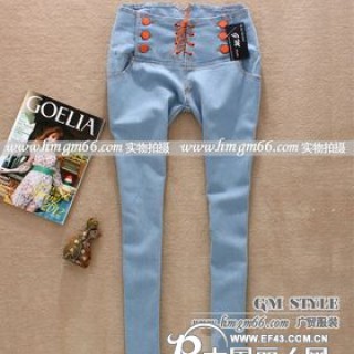 时尚牛仔女裤批发韩版休闲女裤批发女裤批发网站女裤批发