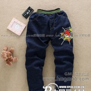 加绒童装牛仔裤批发加绒加厚童装牛仔裤批发童装双层牛仔裤批发