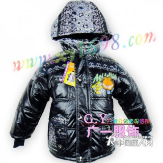 广州冬季新款儿童棉服批发厂家广州冬季童装棉衣批发厂家