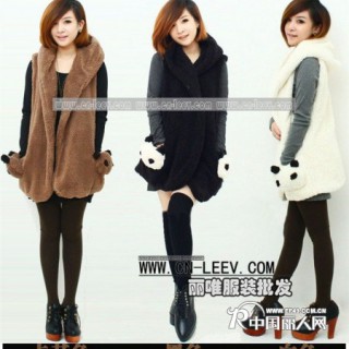 秋冬最好卖马甲批发，女装马甲厂家，双面绒马甲批发价格