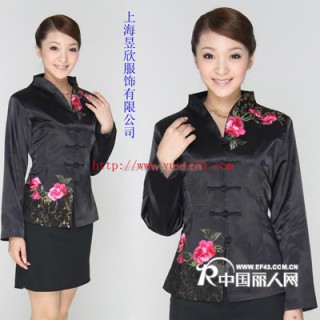 上海定做酒店服务员服装上海订做酒店工作服