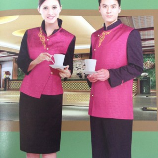 上海酒店服装定做 上海酒店服务员服装 上海酒店工作服装定做
