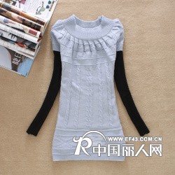 2012冬装新款韩版女装蝙蝠袖毛衣外套厚毛衣女厂家直销