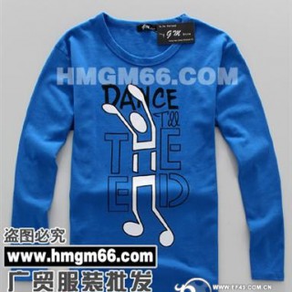 纯棉秋冬男装T恤批发去哪里批发男装长袖好虎门男装长袖T恤批发