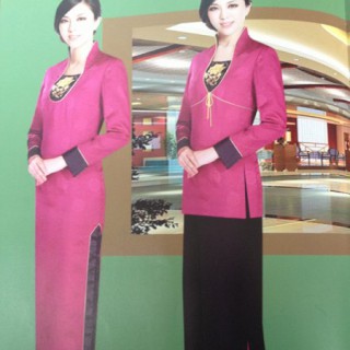 上海酒店服务员服装价格 服务员服装订做 订做酒店服装