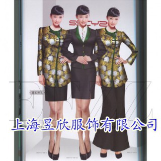 上海酒店工作服定制厂家上海酒店服务员服装订做批发上海制服定