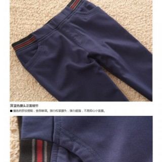 冬季加绒加厚彩色铅笔裤批发带口袋加绒裤批发