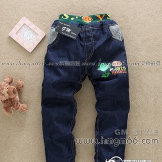 男童加厚牛仔裤批发儿童加绒牛仔裤批发童装保暖牛仔裤批发