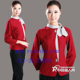 上海酒店服务员服装价格 服务员服装订做 订做酒店服装