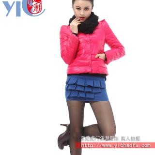 超繁华女式修身羽绒服棉衣批发最低价羽绒服棉衣批发