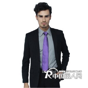 XM2036黑色双粒扣西服职业套装