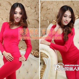 供应女式莫代尔棉美体塑身保暖内衣批发