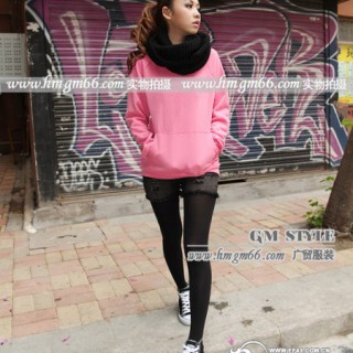 时尚女装拉链外套批发韩版女装卫衣外套批发冬装女士卫衣外套批发