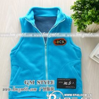 童装带兜拉链马甲批发儿童拉链马甲批发小孩冬装马甲批发马甲外套