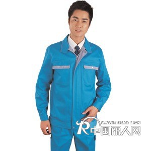 CD9860果绿拼浅灰色冬季工作服套装