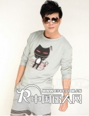 韩版休闲男装批发 休闲宽松大码卫衣批发