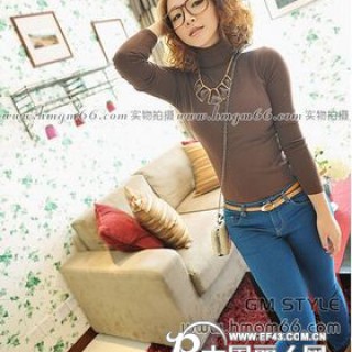 女士高领打底衫批发女装高领打底衫批发