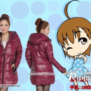 专柜单品羽绒服批发范冰冰棉被款羽绒服批发超显气质
