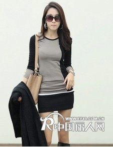 秋冬加绒必备打底衫批发 韩版修身加长爆款打底衫