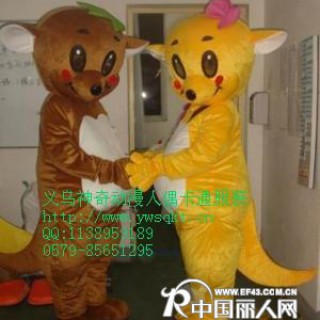 供应浙江卡通服装 河南卡通人偶服装 袋鼠