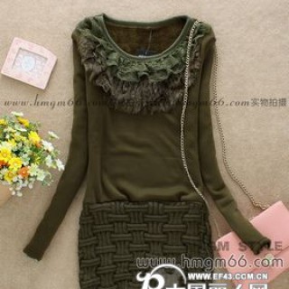 韩版女士不倒绒打底衫批发时尚不倒绒打底衫批发