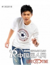晓天男装印花t恤批发 韩版休闲t恤