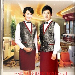 上海订制酒店制服上海服务员服装定制上海酒店工作服订做