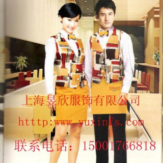 上海服务员服装定做上海酒店服务员服装订做上海定做酒店制服